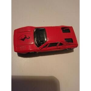 Vintage 1980s Diecast Toy Car Ferrari 208 GTB Red Made In Macau VTG 80s